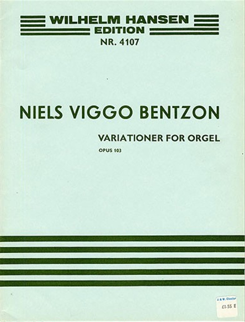 Variations For Organ Op. 103